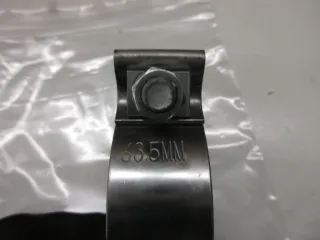 G585 Harley Davidson Auspuffschelle Endtopf Krümmerschelle 63,5 mm Flansch - Bild 3