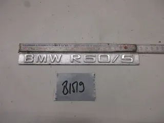 Emblem Schriftzug B1519 BMW R60/5 Verkleidung Typenschild Emblemschild Platte - Bild 2