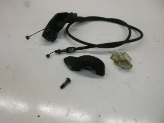 1. Kawasaki KLR 250 D KL Gaszugführung Gaszug Lenker Armatur Gasgriff bowdenzug - Bild 3