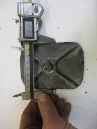 Seitenwagen 112x82 mm M8 B1969 BMW Steib LS 200 Trittbrett Fußstütze BeibootFußt - Bild 2