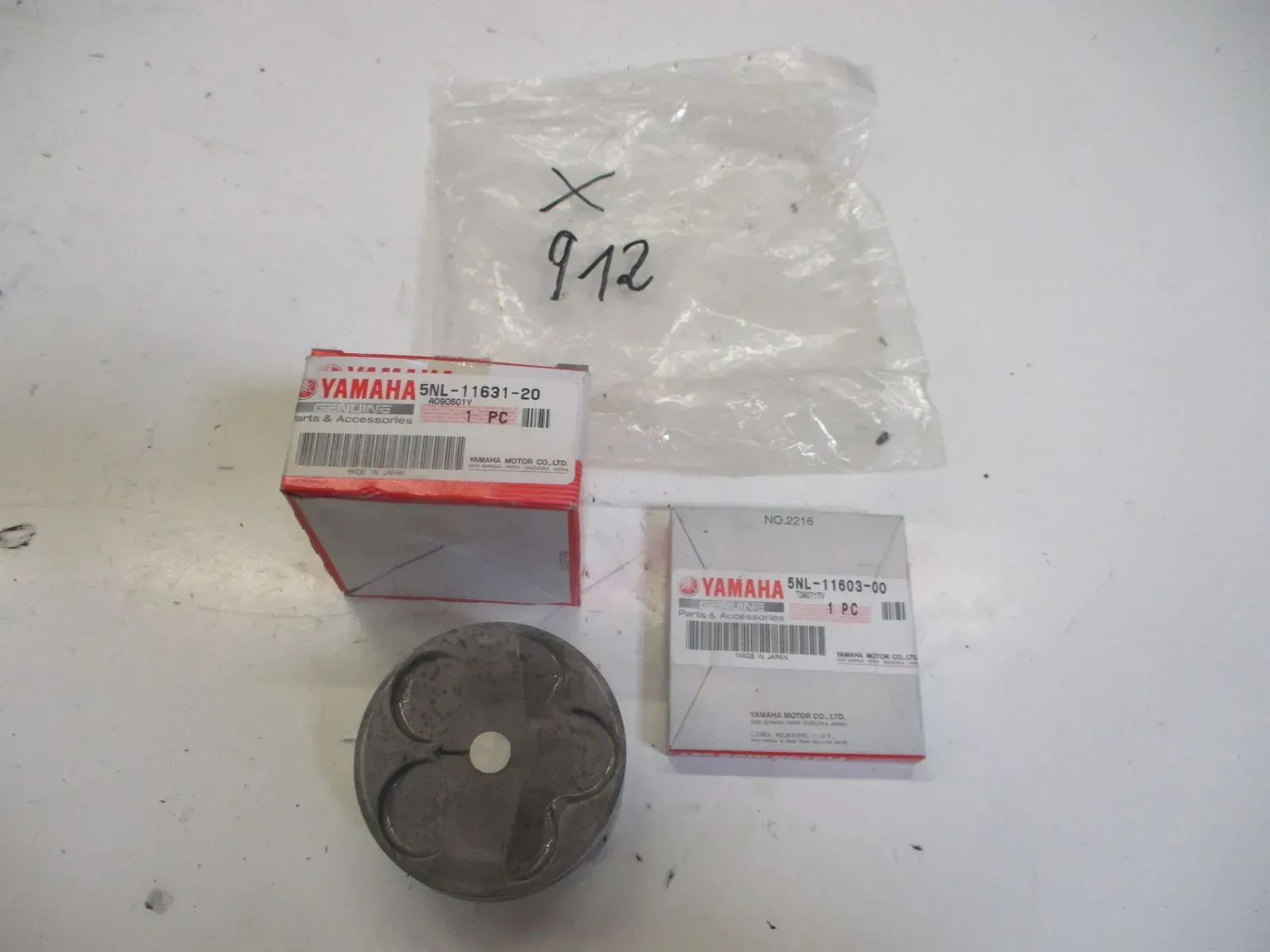 Kolben 5NL-11631-20 Kolbenringe X912 Yamaha WR 250 F Bj.05-09, 13-14 piston - Bild 1