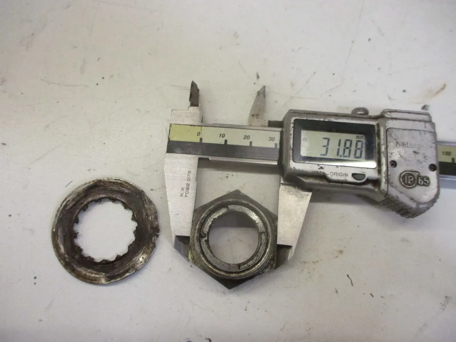 Sicherungsmutter M19 Sicherung 4. Suzuki LS 650 Savage NP41B SW32 Sicherungssche - Bild 1