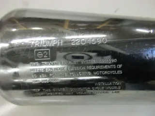 Auspuff Endtopf X143 Triumph Street Twin Schalldämpfer Auspuffendtopf 2201590 - Bild 5