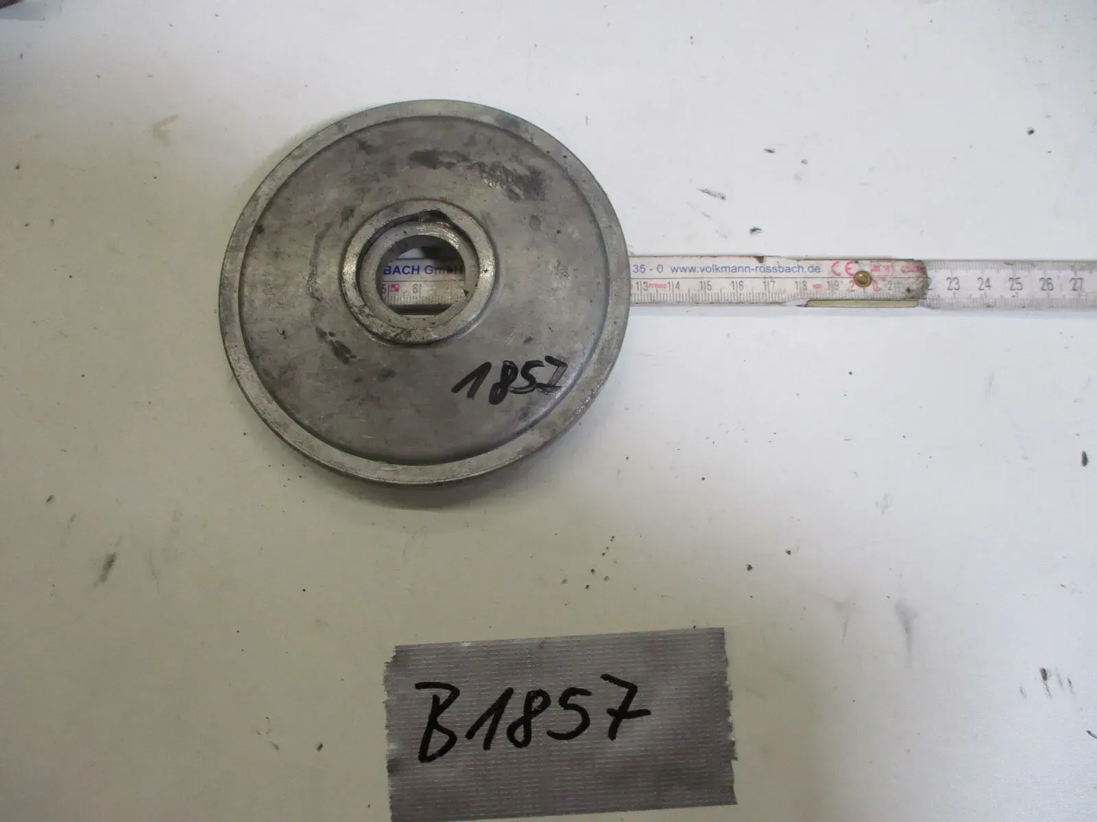 Zentrifugalölfilter Deckel Ölfilter B1857 Dnepr K 650 MT MW OHV Abdeckung aussen - Bild 1