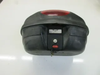 1. Kawasaki KLR 250 D KL Topcase mit Kofferhalter Koffer Gepäckkofer Givi - Bild 4