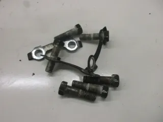1. Suzuki GT 250 Ram Air Bremsscheibenschrauben M8x35 mm mit Sicherungsbleche Sc - Bild 2