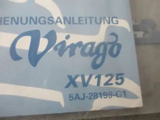 Yamaha XV 125 Virago Bedienungsanleitung Handbuch Bordbuch Reparatur - Bild 2
