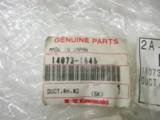 R154. Kawasaki ZX-7 R ZX750 Luftstutzen Ram Air rechts Ansaugrohr 14073-1646 - Bild 4