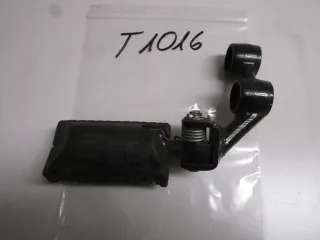 T1016 Suzuki GS 850 G Fußraste vorne links mit Fußrastenhalter foot rest - Bild 4