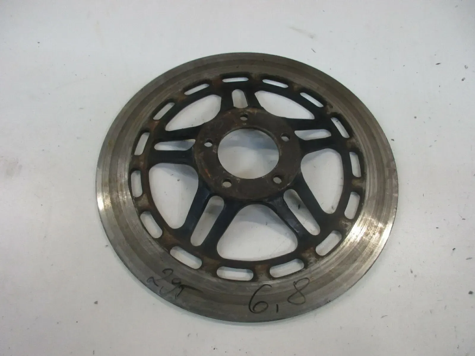 O. Honda CB 650 RC 03 Bremsscheibe hinten Scheibenbremse Brake Disc 6,80 mm - Bild 1