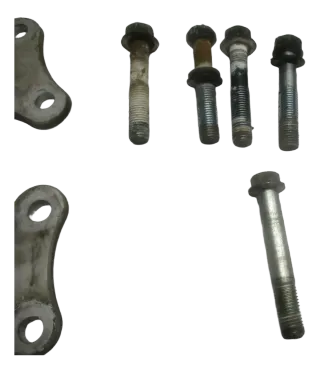 Suzuki GSX-R 750 GR 75 A Knicker Motorhalter Bolzen Schrauben Dreiecke - Bild 4
