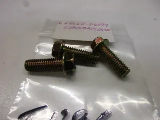 E1279 Suzuki Schrauben Motor M6 x 19 mm Kurbelgehäuse 09128-06071 bolt - Bild 2