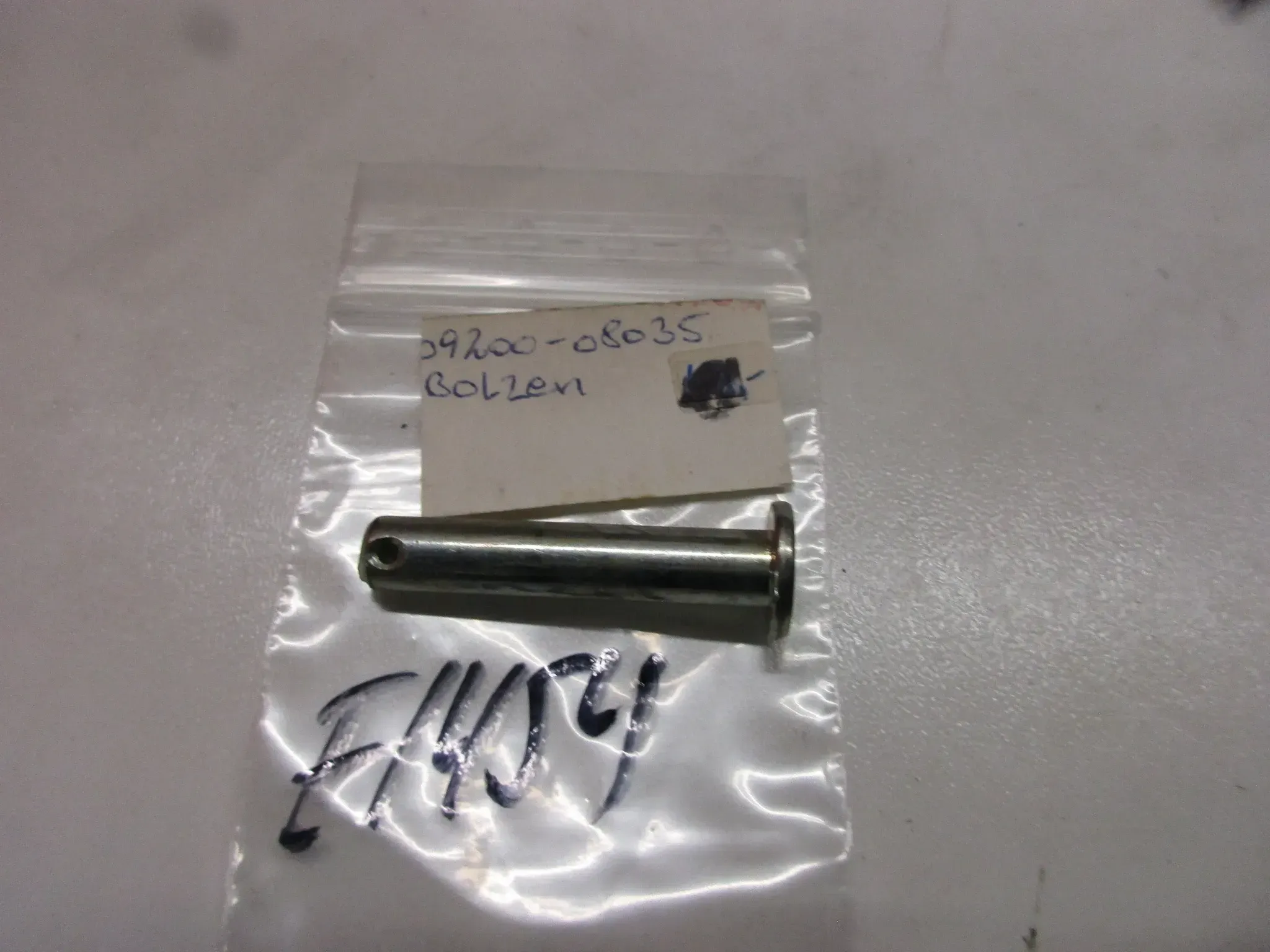 E1454 Suzuki RM 125 88-91 Splint Bolzen 09200-08035 Fußraste Stift Fußstütze - Bild 1