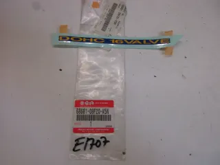 E1707. Suzuki GSX 600 F Aufkleber Dekor 68681-08F20-K5N Verkleidung Emblem Logo - Bild 1