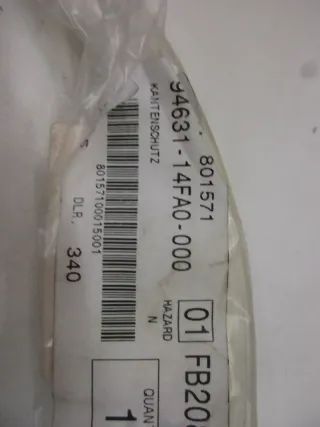 E1628. Suzuki AN 400 Burgman Kantenschutz Profil 94631-14FA0 Verkleidung Gummi - Bild 4