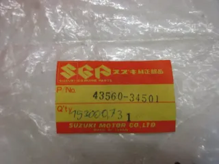 E521. Suzuki GR 650 Tempter Fußraste Vorne links 43560-34501 Fussraste Fahrerraste - Bild 5