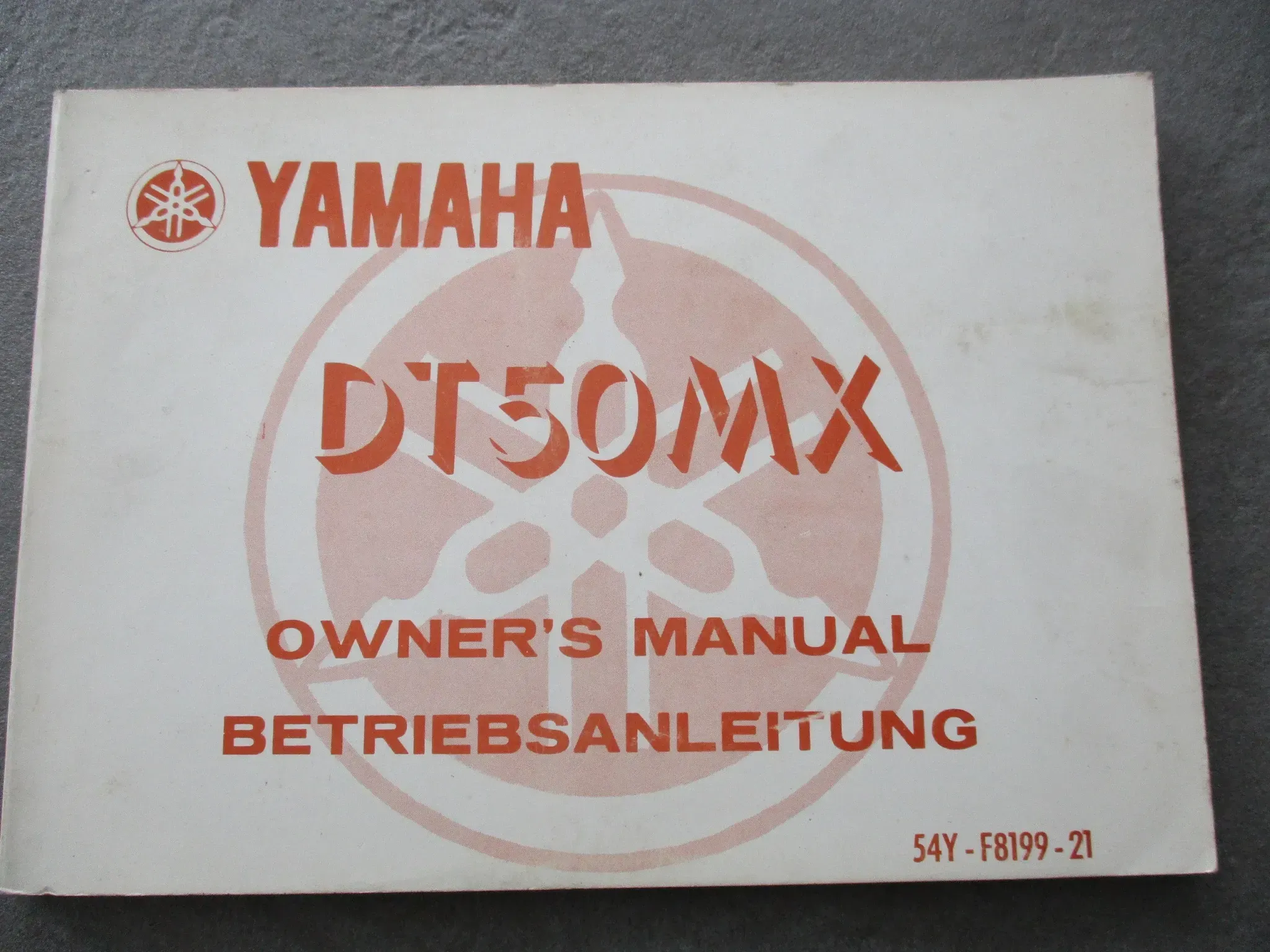 Yamaha DT 50 MX ET 54Y-F8199-21 Bedienungsanleitung Bordbuch Fahrer-Handbuch - Bild 1