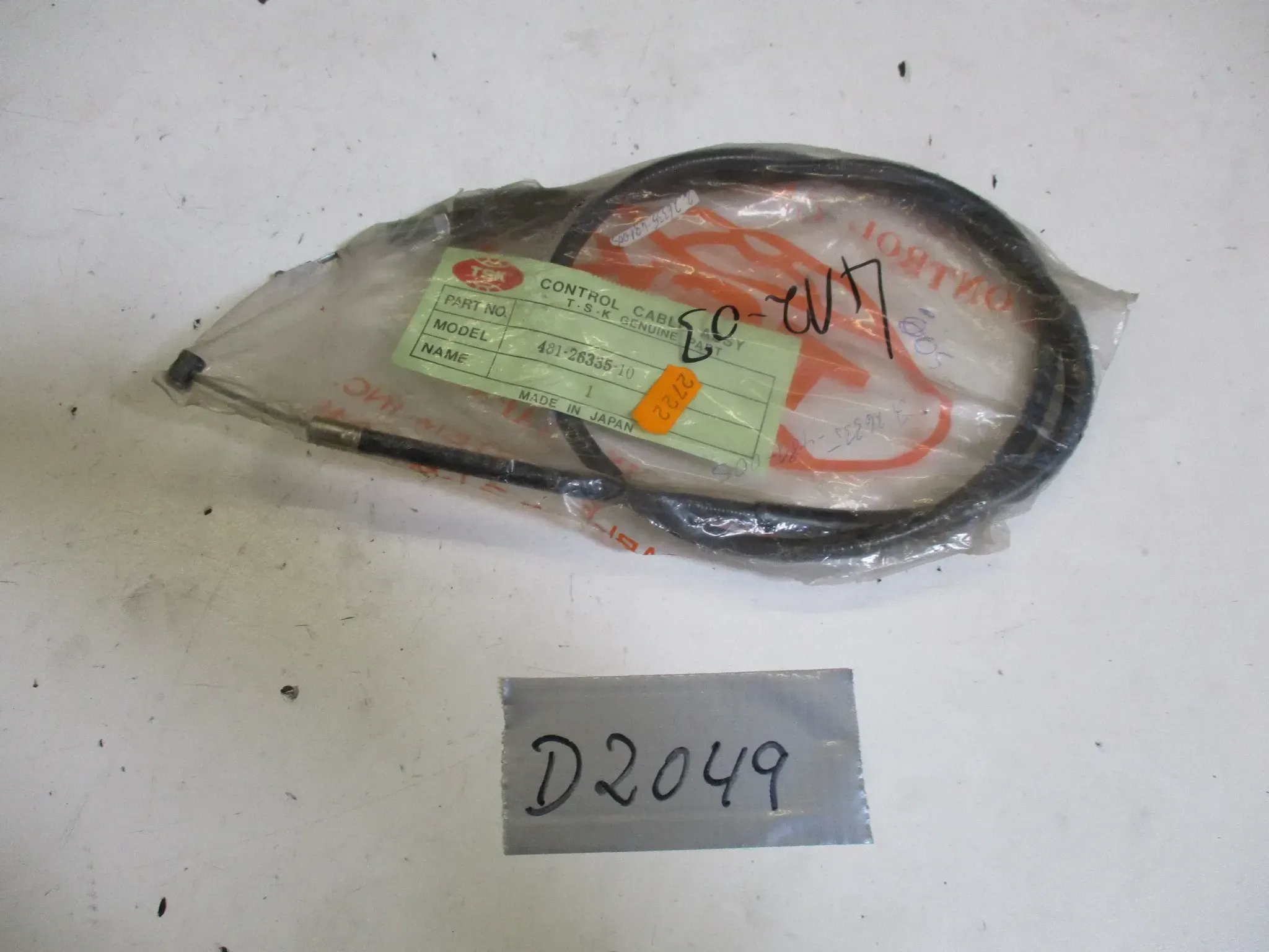 D2049 Yamaha RD 50 ET 481-26335-10 Kupplungszug Bowdenzug Kupplung clutch cable - Bild 1