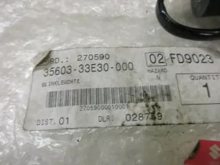 A184. Suzuki GSX 750 F TL 1000 S Blinker hinten rechts turn signal 35603-33E30 - Bild 3
