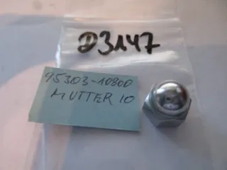 D3147 Yamaha RD 250_350 LC Hutmutter Steckachse 95303-10800 Mutter axle - Bild 1