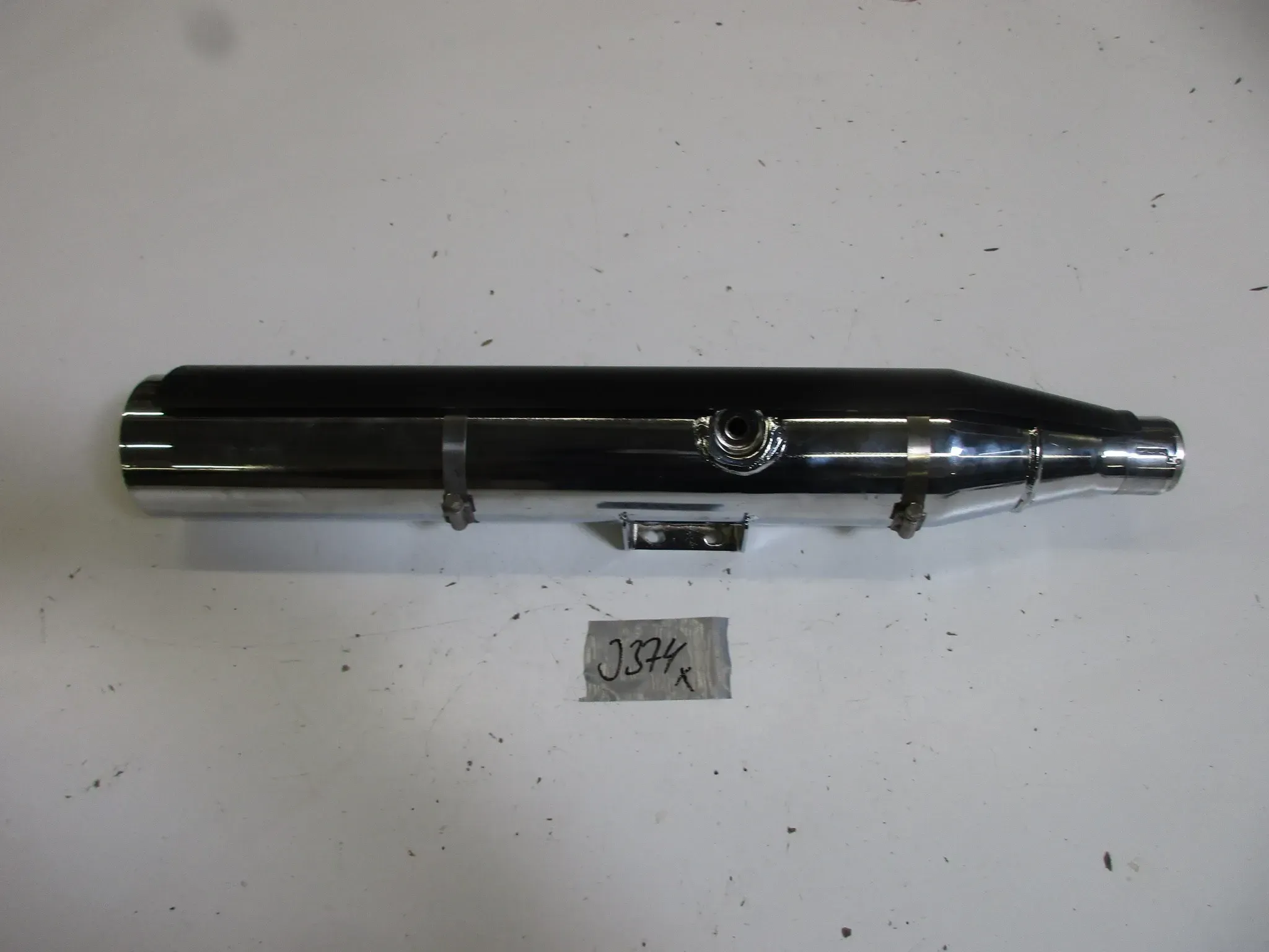 J374 Harley Davidson Softail Street Bob FXBBS Auspuff Schalldämpfer 64900939 Endtopf muffler - Bild 1