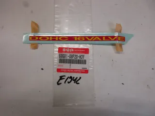 E1942. Suzuki GSX 600 F Aufkleber Schriftzug 68681-08F20-H3Y Dekor Verkleidung Emblem Logo - Bild 1