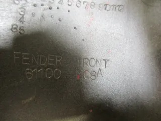 2. Honda FT 500 PC07 Flat Track Fender vorne Kotflügel Schutzblech Spritzschutz - Bild 5