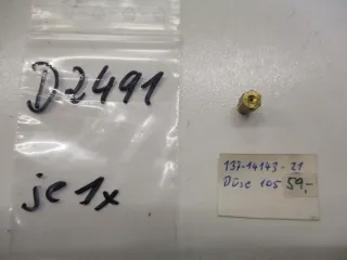 D2491 Yamaha DT 80 LC Hauptdüse ET 137-14143-21 Vergaserdüse Vergaser main jet - Bild 1