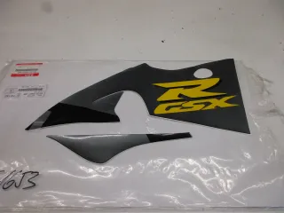 E1653. Suzuki GSX-R 600_750 Aufkleber Dekor 68180-34E01-G9E Verkleidung rechts Emblem Logo - Bild 2