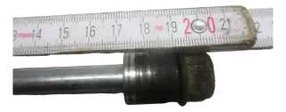 Honda CBF 125M JC40 Steckachse vorne Achse 200x12 mm axle front - Bild 3