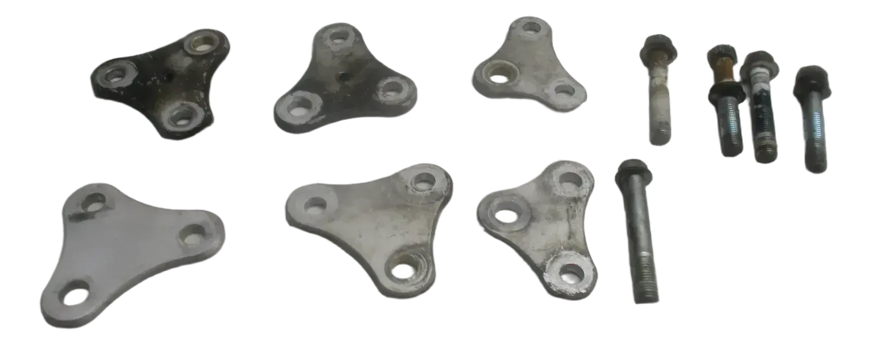 Suzuki GSX-R 750 GR 75 A Knicker Motorhalter Bolzen Schrauben Dreiecke - Bild 1