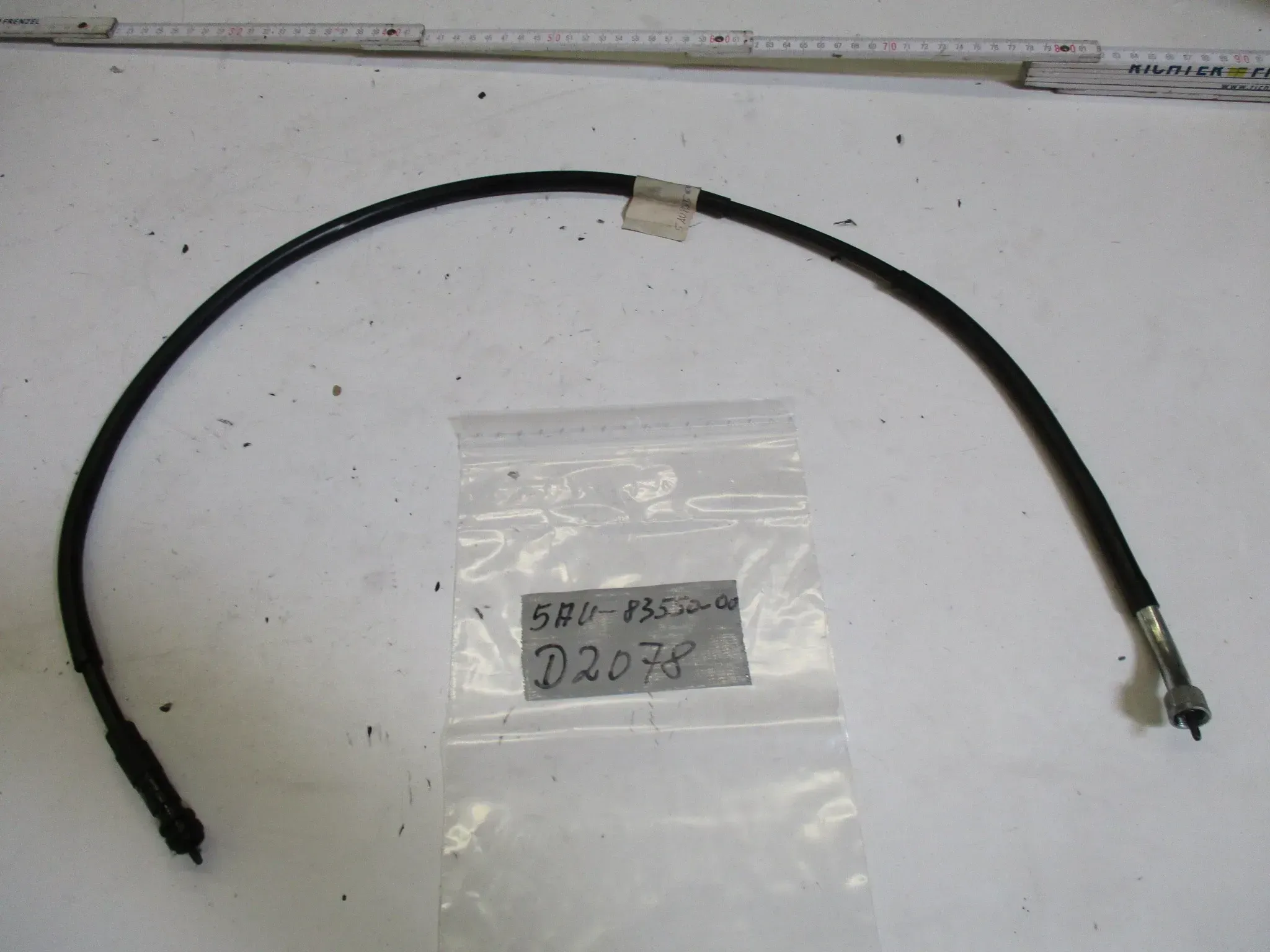 D2078 Yamaha Vino YJ50R ET 5AU-83550-00 Tachowelle Antriebswelle Tacho speedo - Bild 1