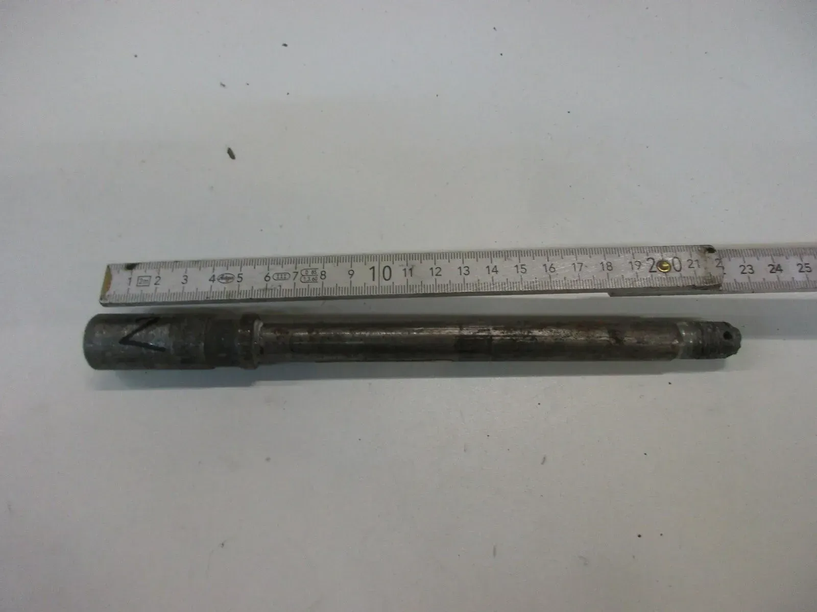 O. Honda CB 250 G CB 250 T Steckachse vorne (2) Achse Vorderrad Felge axle wheel - Bild 1