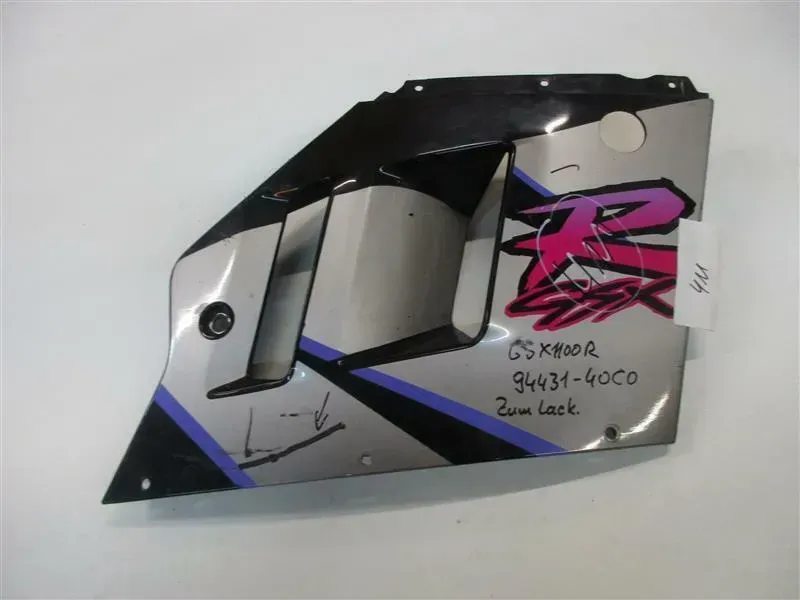 411. Suzuki GSX-R 1100 Verkleidung vorne rechts Seitenverkleidung 94431-40C0 - Bild 1