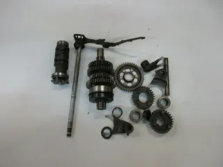 O3. Honda CB 400 N_T Getriebe (2) Getriebeteile Motor Antrieb Welle Schaltwalze - Bild 2