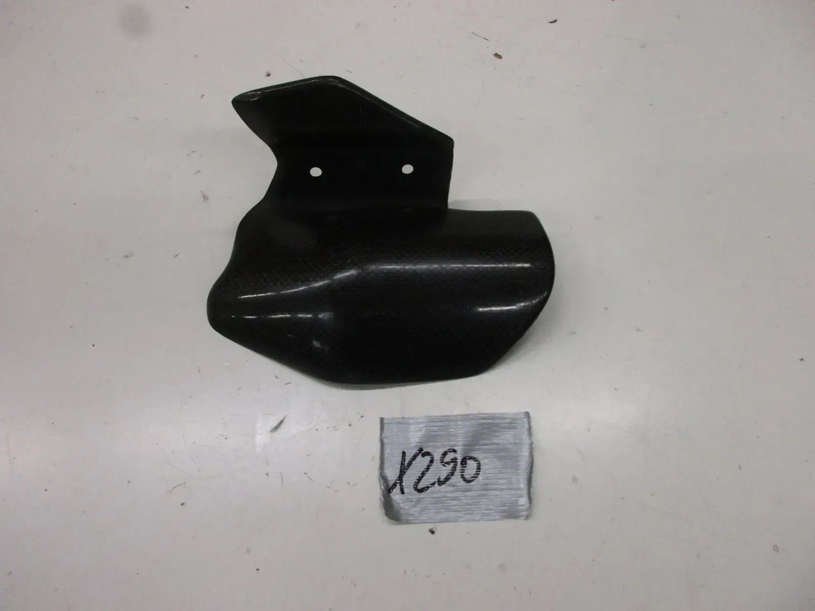 Hitzeschild Auspuff X290 Ducati Monster 900_1000 S4 oben links Hitzeschutz Carbo - Bild 1