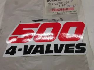 Aufkleber 3BJ-21781-00 D3682. Yamaha XT 500 Emblem Logo Verkleidung Schriftzug - Bild 2