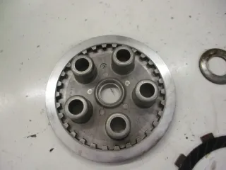 1. Kawasaki EN 500 EN500A Kupplung Kupplungskorb klein Lamellen Stahllamellen - Bild 2