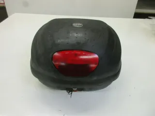 1. Kawasaki KLR 250 D KL Topcase mit Kofferhalter Koffer Gepäckkofer Givi - Bild 1
