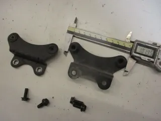 Kühlerhalter links rechts oben 1. Kawasaki ZX-R 750 J ZX750J ZXR Rahmen Kühler - Bild 2