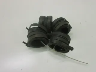 2. Kawasaki GPX 600 R ZX600A Ansaugstutzen Vergaserstutzen Gummistutzen Vergaser - Bild 2