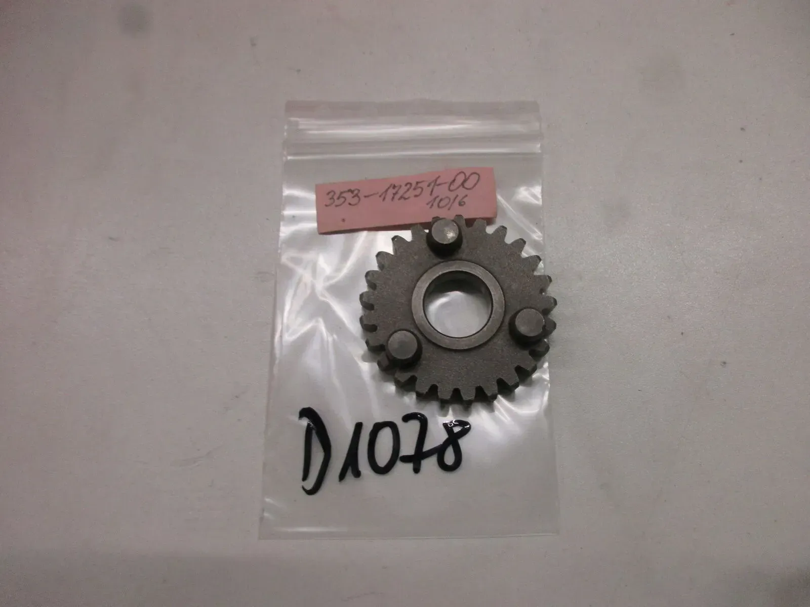 Zahnrad 353-17251-00 D1078 Yamaha RD 50 M Getriebe 5. Gang Motor Getriebezahnrad - Bild 1