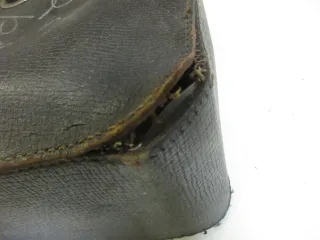 B149 Wehrmacht Ledertasche Seitentasche Gepäcktasche Koffer Zündapp BMW DKW NSU - Bild 7