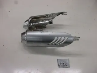 Hitzeschutz Auspuff X302 Yamaha FZ 6 Fazer RJ 07 Abdeckung Endkappe Verkleidung - Bild 5