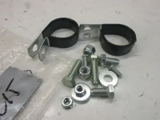 Halter Rohrschelle Kleinteile C15. Harley Davidson Konvolut Verkleidung Rahmen - Bild 2