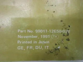 Handbuch Fahrerhandbuch Suzuki DR 650 R 99011-12E50-022 Owner´s Manual - Bild 5