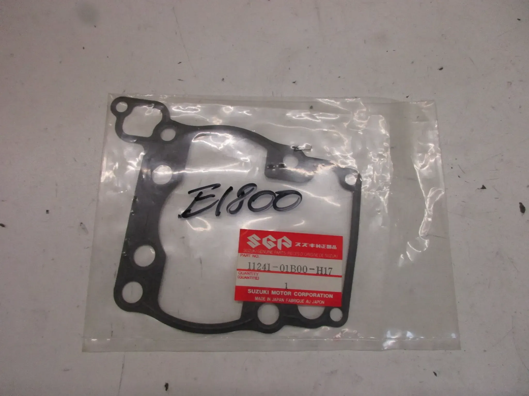 E1800. Suzuki RM 125 86-88 Dichtung Zylinderfußdichtung 11241-01B00-H17 Motordichtung - Bild 1
