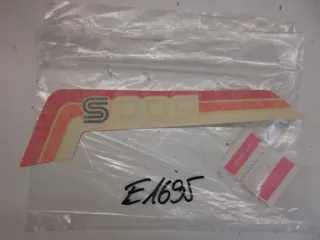E1695. Suzuki DR 500 S Aufkleber Dekor 68136-37420-83V Verkleidung Emblem - Bild 3
