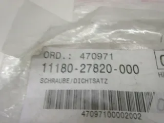 A54. Suzuki GSX 600_750 F Schraube Motordeckel Zylinderkopf bolt 11180-27820 - Bild 3
