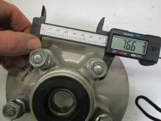 2. Honda CBR 1000 F SC21 SC24 Kettenradtrtäger Antrieb #5 Kettenrad Felge hinten - Bild 3